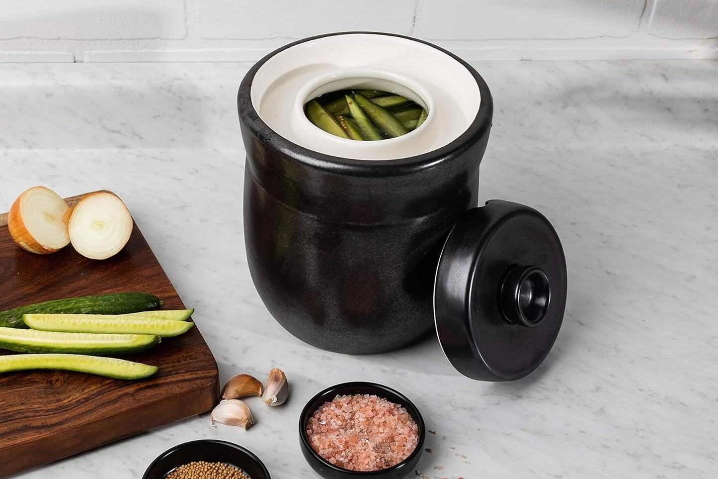 Fermentation Crock with Weights - Economy Model - 3L