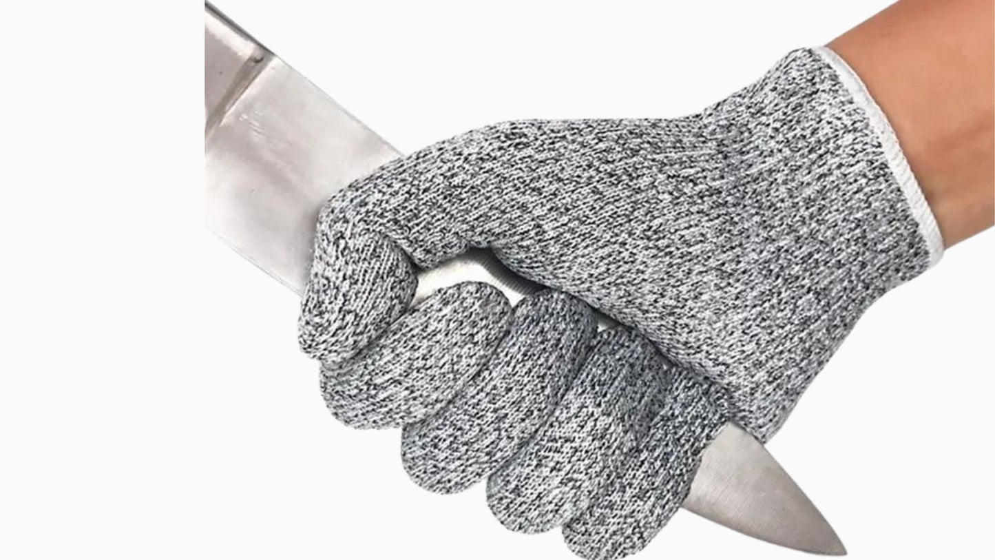 Multipurpose Vegetable Mandoline Slicer, Cabbage Shredder with Hand Guard & Container, Cut Resistant Glove and Vegetable Peeler