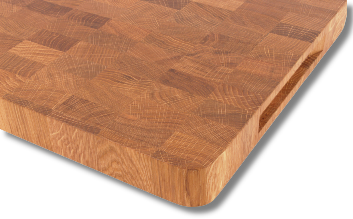 Cutting & Chopping Board, End Grain, Oak - SliceTop