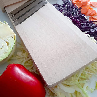 Cabbage Shredder, Vegetable Slicer for Sauerkraut, Salads, Coleslaw - Flat Surface Model