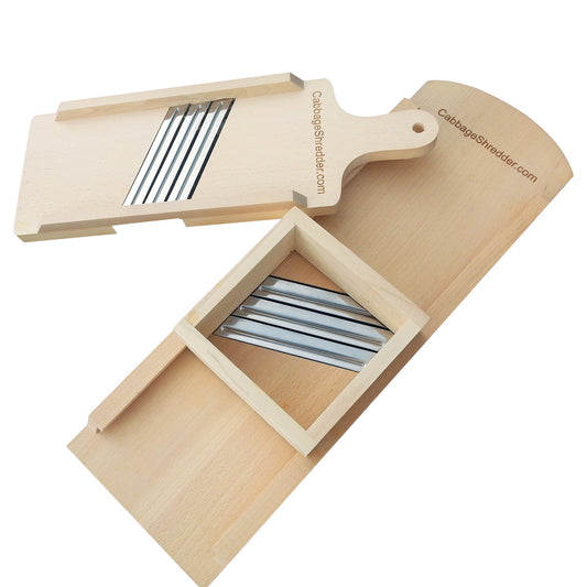 Wooden Cabbage Shredders 2in1 package