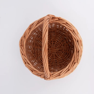 Small Hand-woven Compact Wicker Basket
