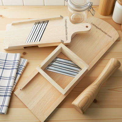 Kohlhobel aus Holz 2in1 Paket